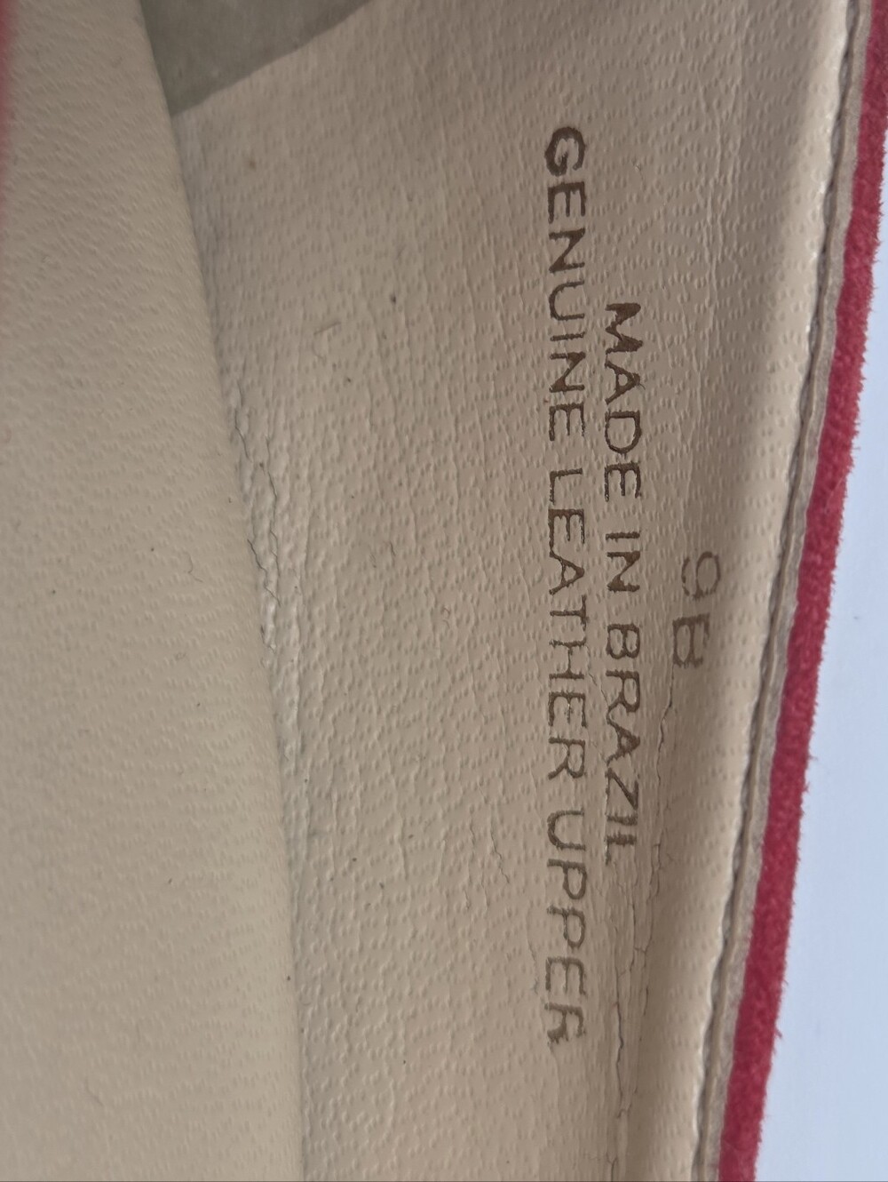 Talbots Red Suede Leather 4in Heels Size 9B Career Shoes Chic Stilletto EUC - Picture 10 of 14